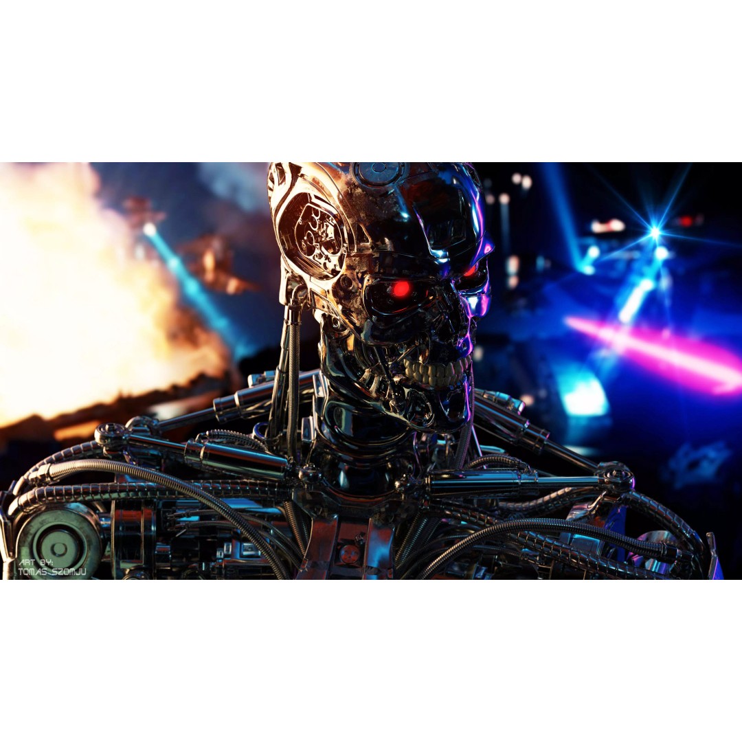 Terminator T800 Endoskeleton 3D Model – High Poly Rigged Character, FBX - View 35