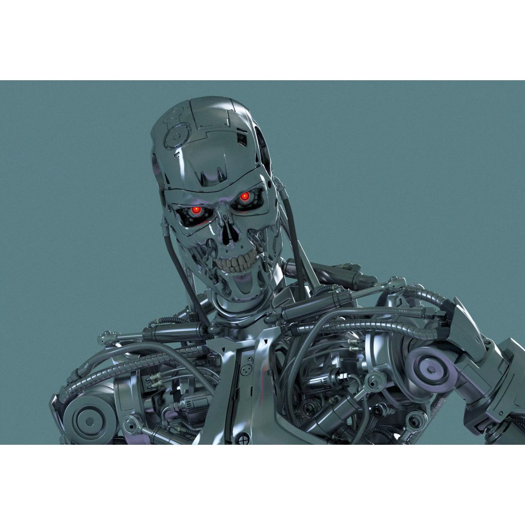 Terminator T800 Endoskeleton 3D Model – High Poly Rigged Character, FBX - View 8