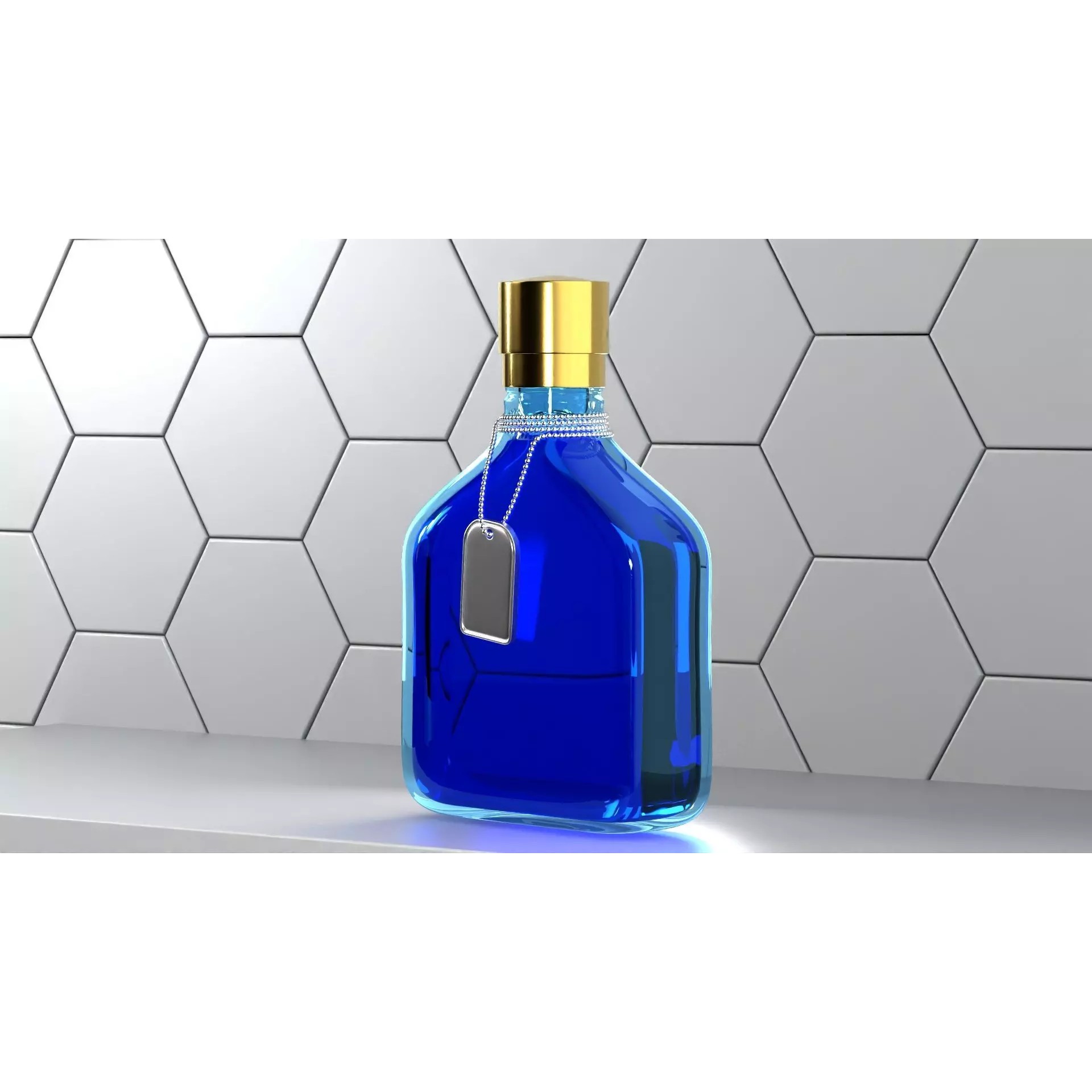 Perfume Bottle - Studio Ready 3D Model - View 2