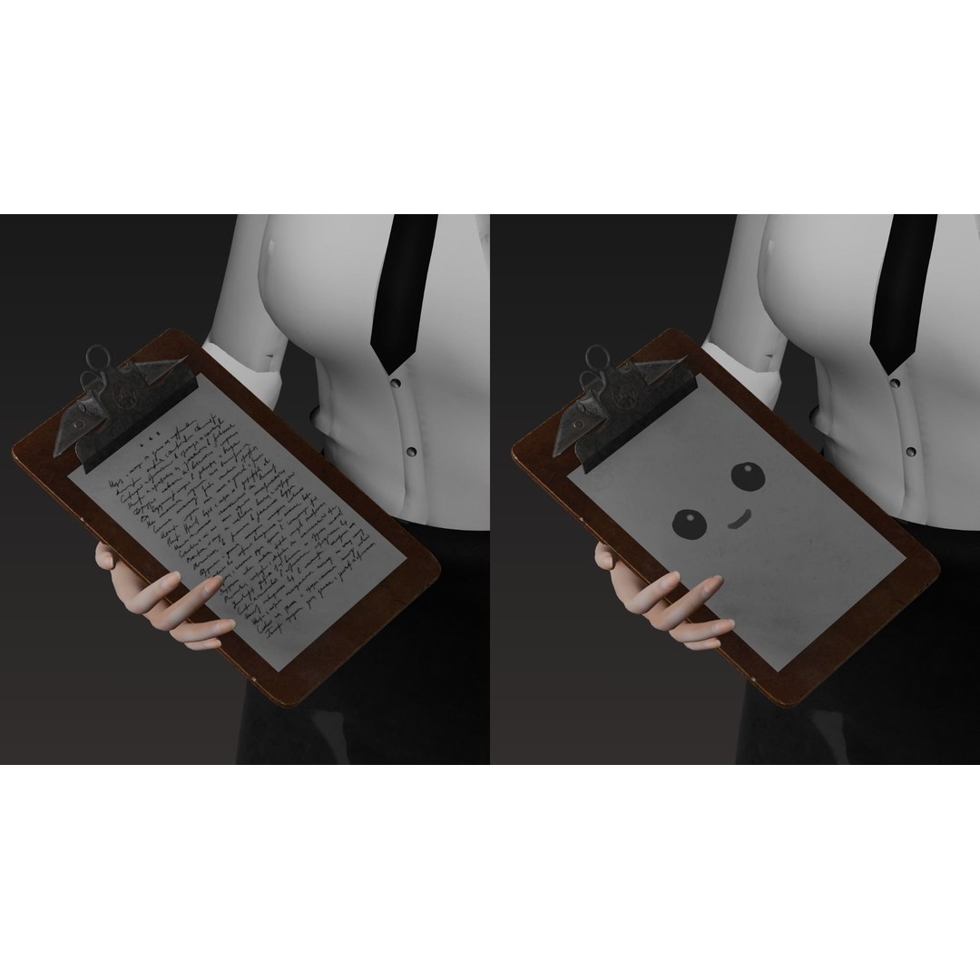 Office Woman 3D Model – Game Ready Low-Poly Character, FBX, PBR - View 7