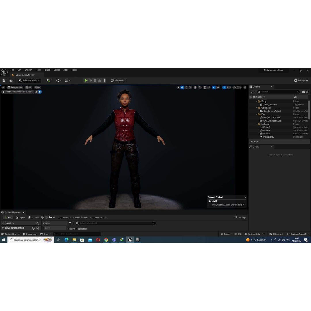 Kali 3D Model – Wilderness Style Low-Poly Character, Rigged & PBR - View 46