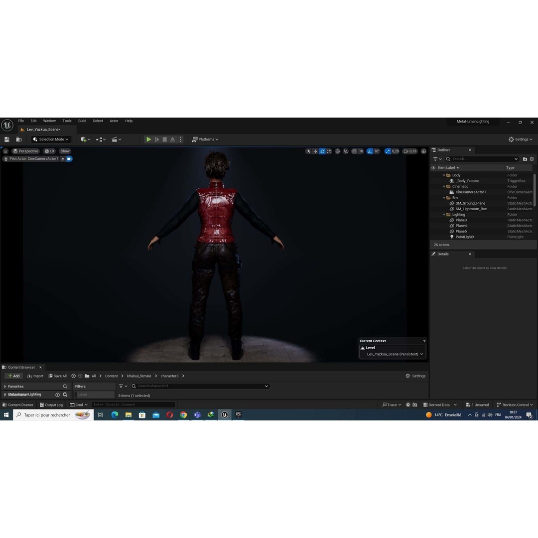 Kali 3D Model – Wilderness Style Low-Poly Character, Rigged & PBR - View 47