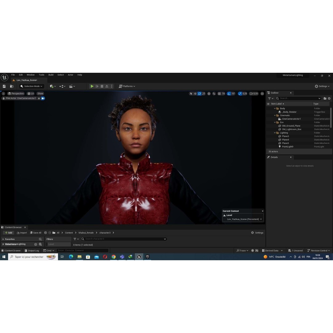 Kali 3D Model – Wilderness Style Low-Poly Character, Rigged & PBR - View 48