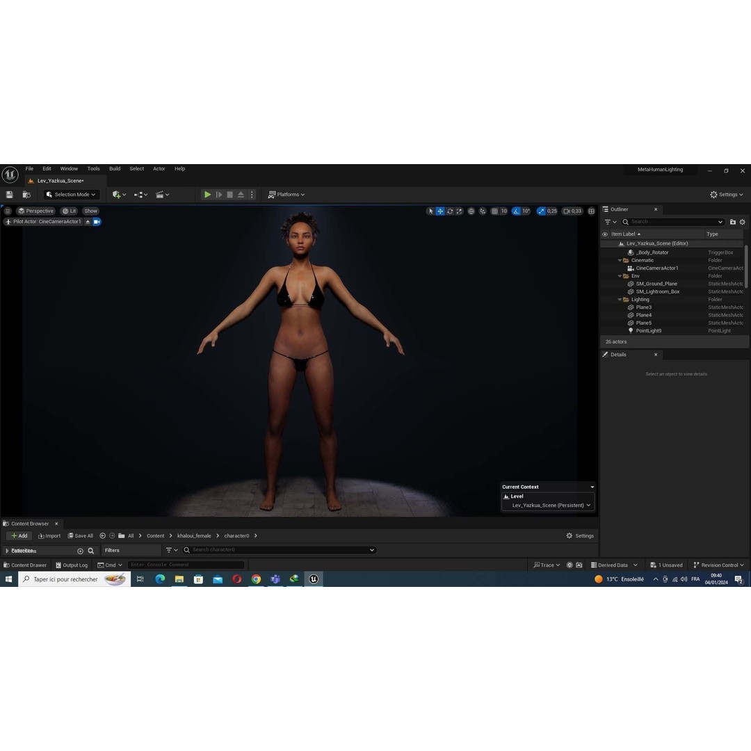 Kali 3D Model – Wilderness Style Low-Poly Character, Rigged & PBR - View 52