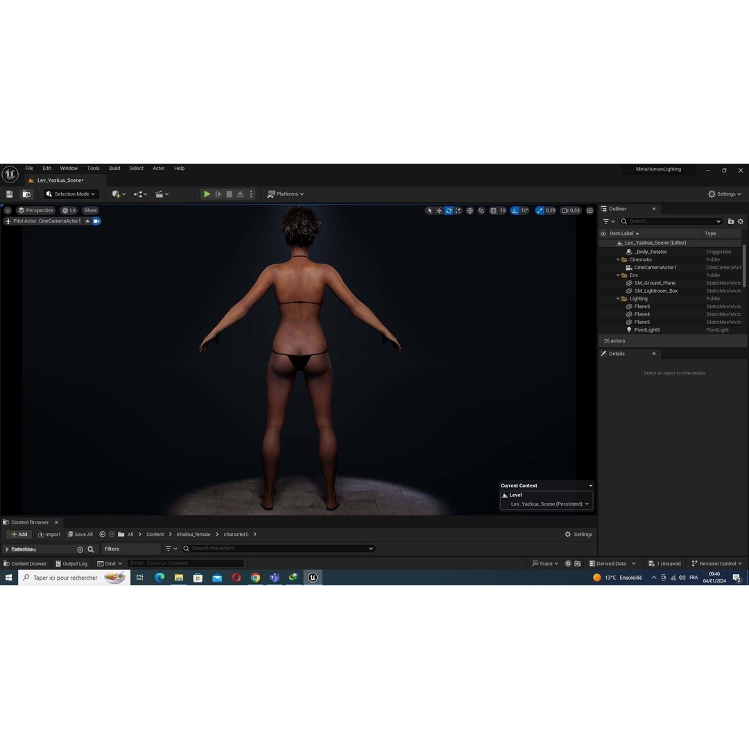 Kali 3D Model – Wilderness Style Low-Poly Character, Rigged & PBR - View 53