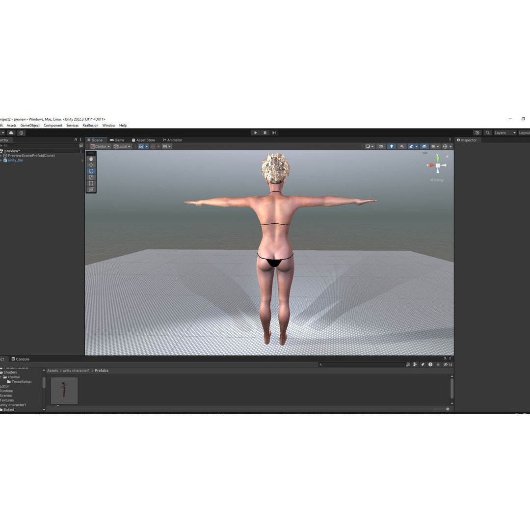 Kali 3D Model – Wilderness Style Low-Poly Character, Rigged & PBR - View 66