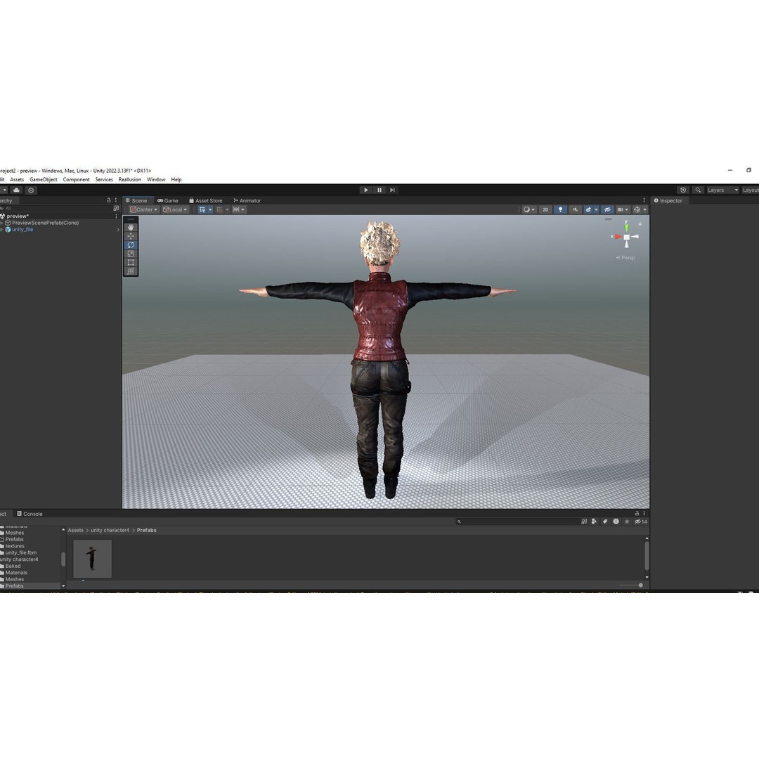 Kali 3D Model – Wilderness Style Low-Poly Character, Rigged & PBR - View 67
