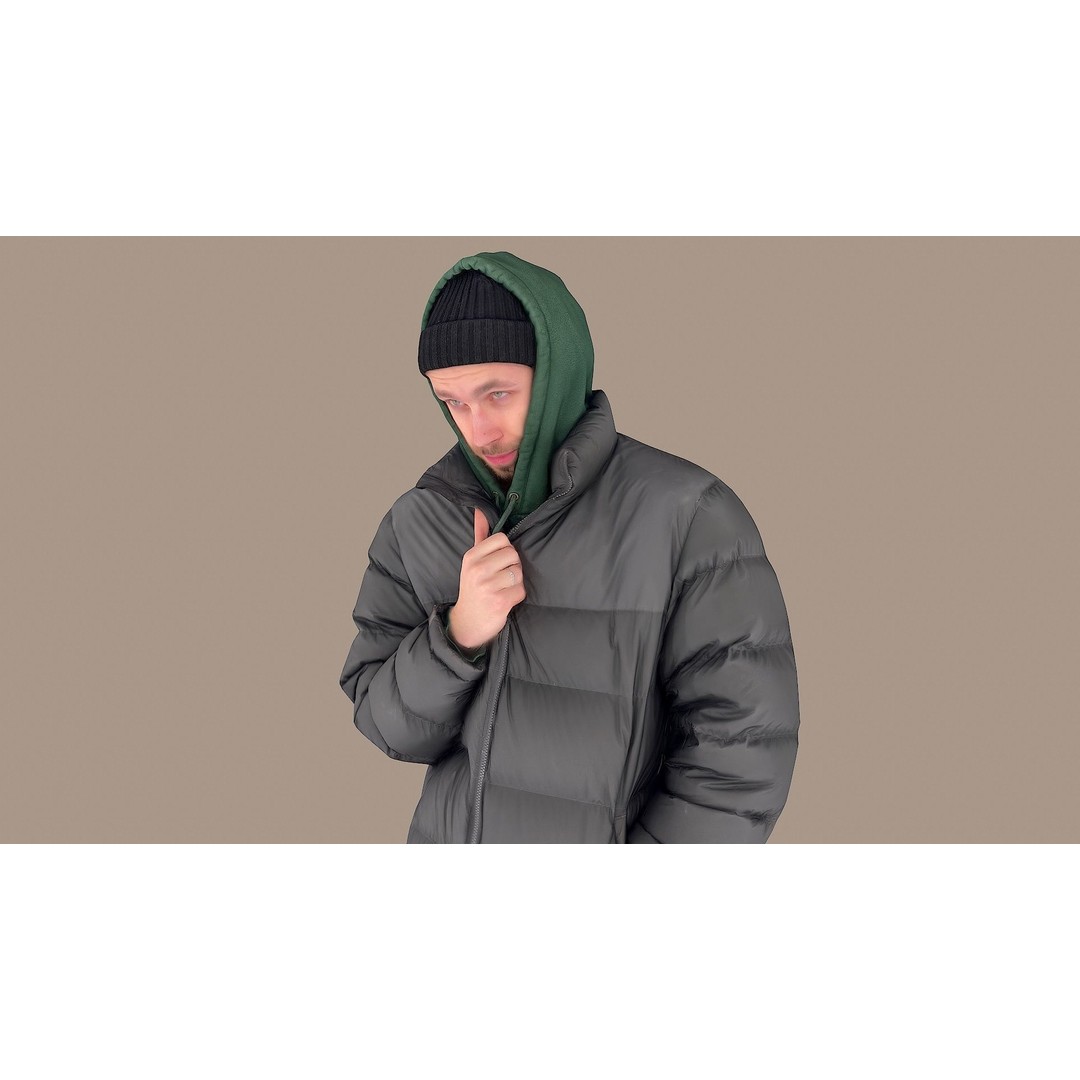 Casual Male Character 3D Model – Photorealistic Game Asset, FBX - View 10