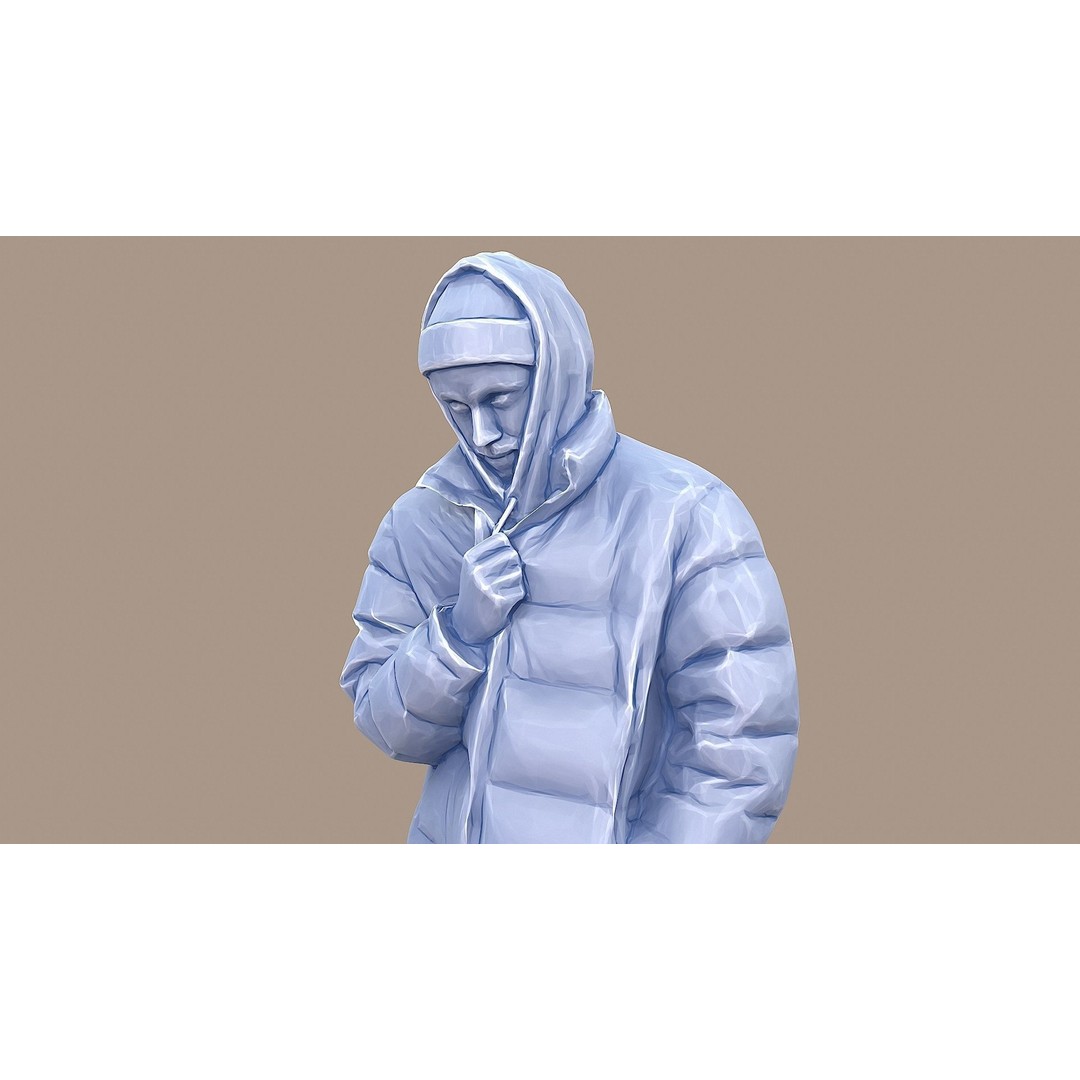 Casual Male Character 3D Model – Photorealistic Game Asset, FBX - View 11