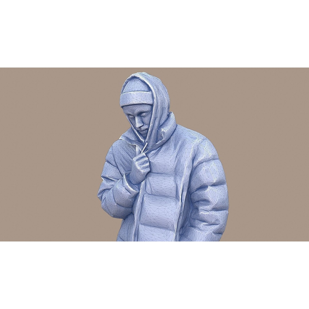 Casual Male Character 3D Model – Photorealistic Game Asset, FBX - View 12