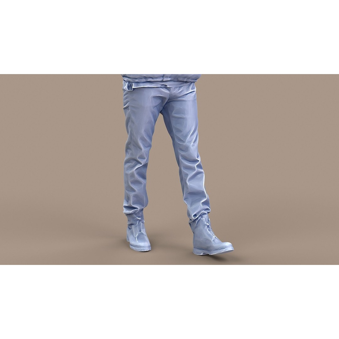 Casual Male Character 3D Model – Photorealistic Game Asset, FBX - View 14