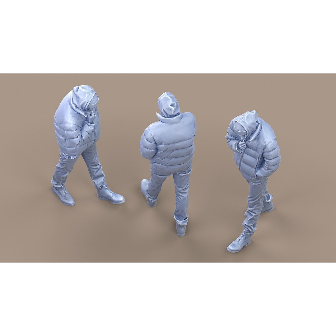 Casual Male Character 3D Model – Photorealistic Game Asset, FBX - View 8
