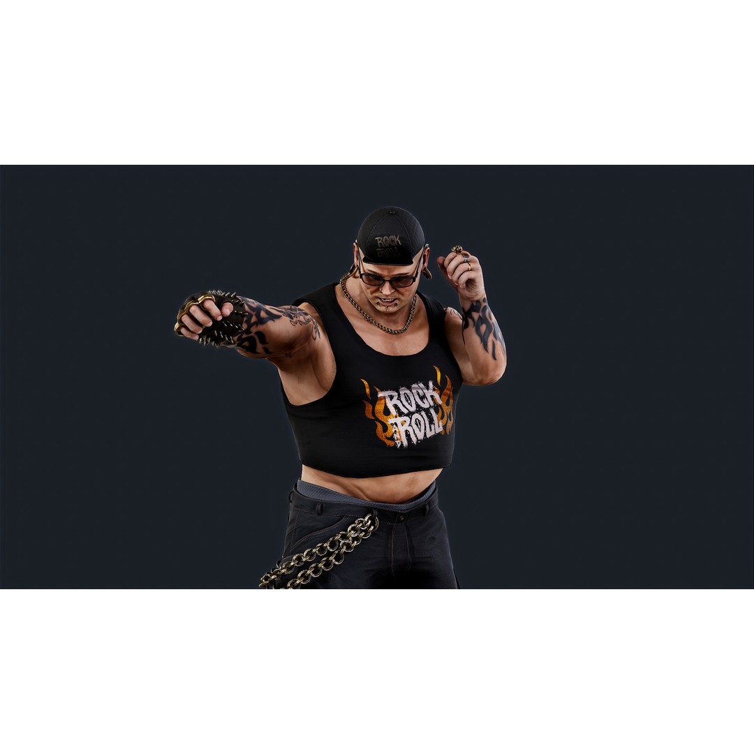 PUNK 2 3D Model – Low Poly Animated Character for Unity & Unreal Engine - View 9