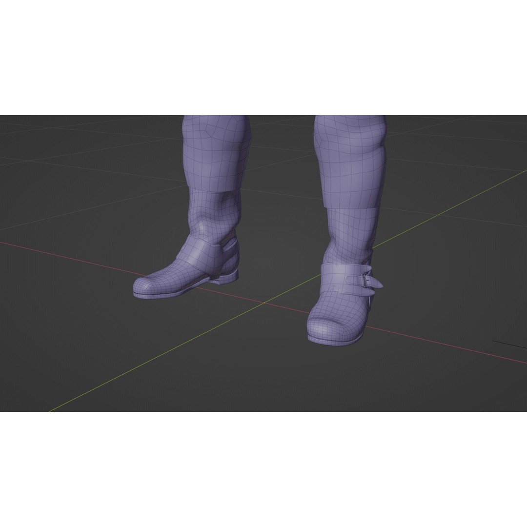 Napoleon General Rigged 3D Model – Low Poly Game-Ready Character, FBX, OBJ