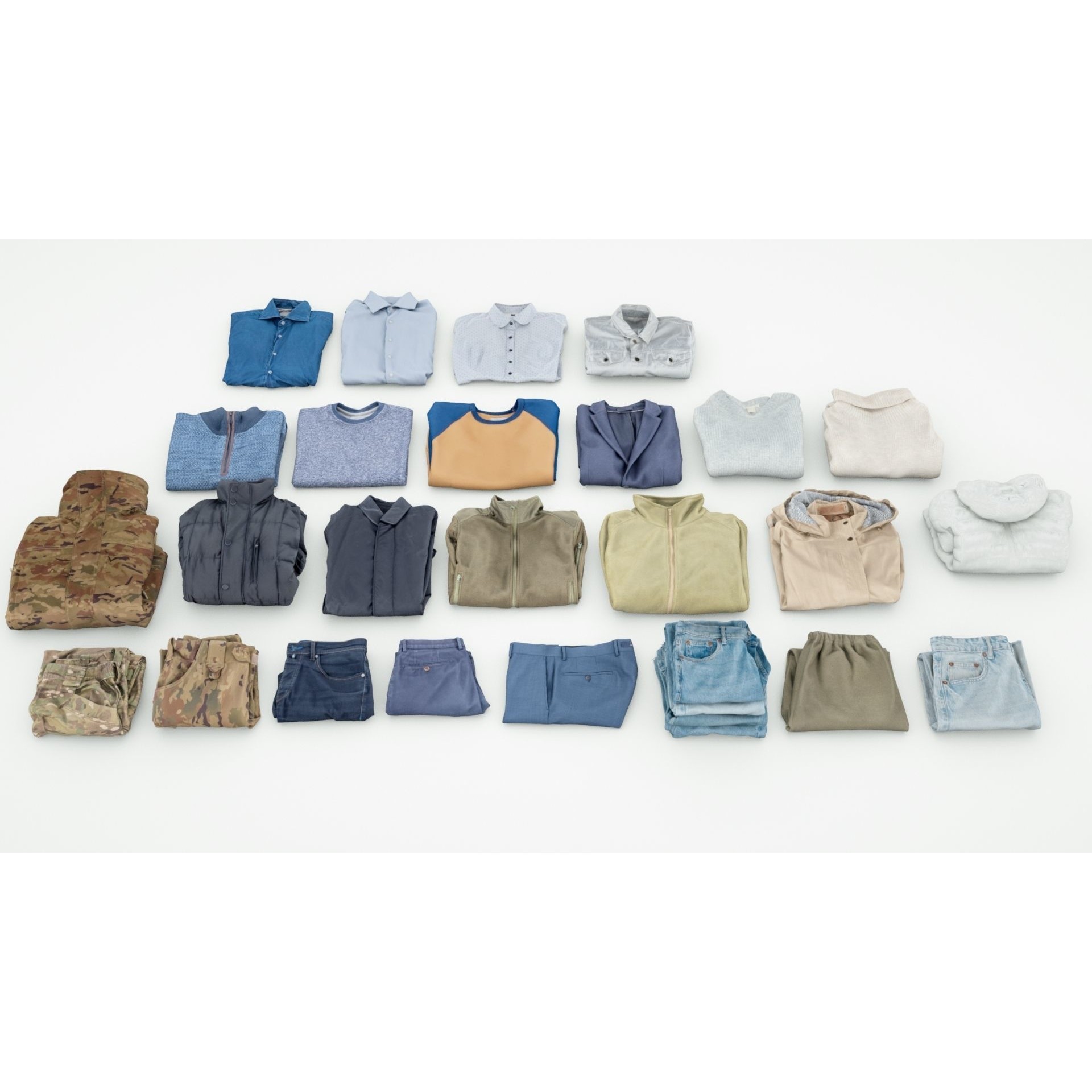 Clothing Collection - Game-Ready 3D Model - View 11