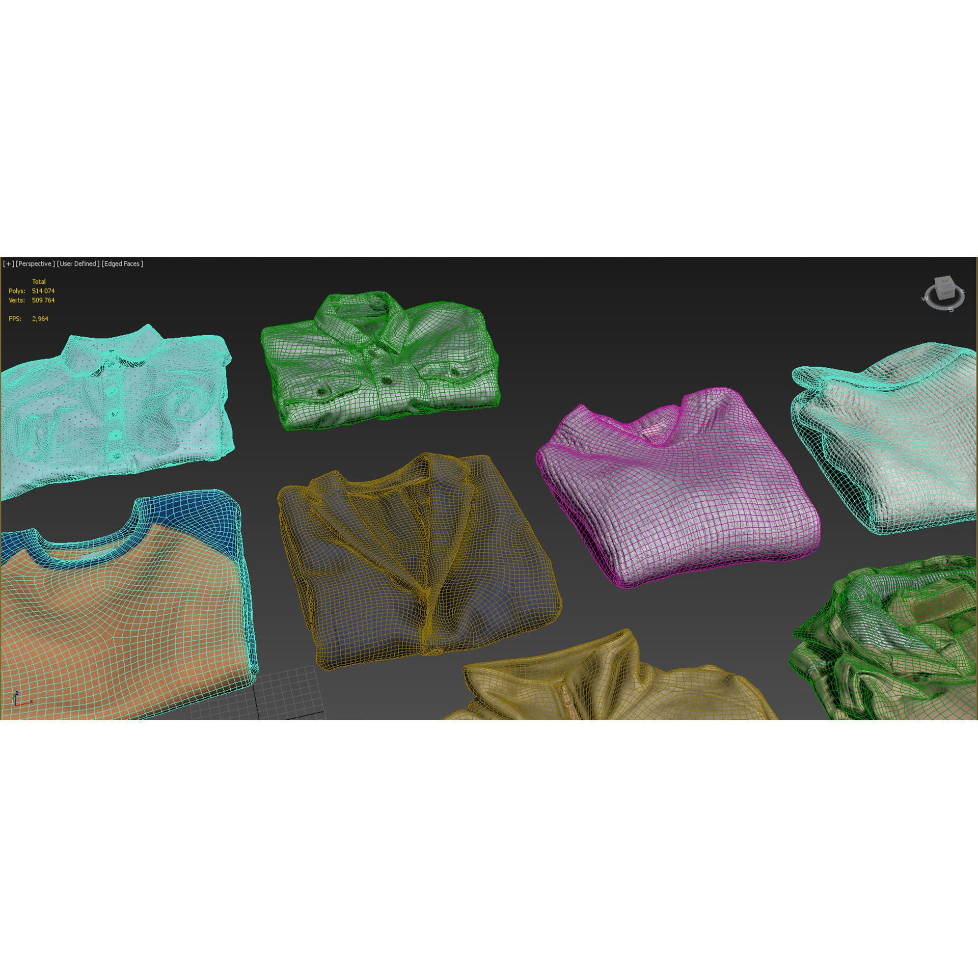 Clothing Collection - Game-Ready 3D Model - View 15
