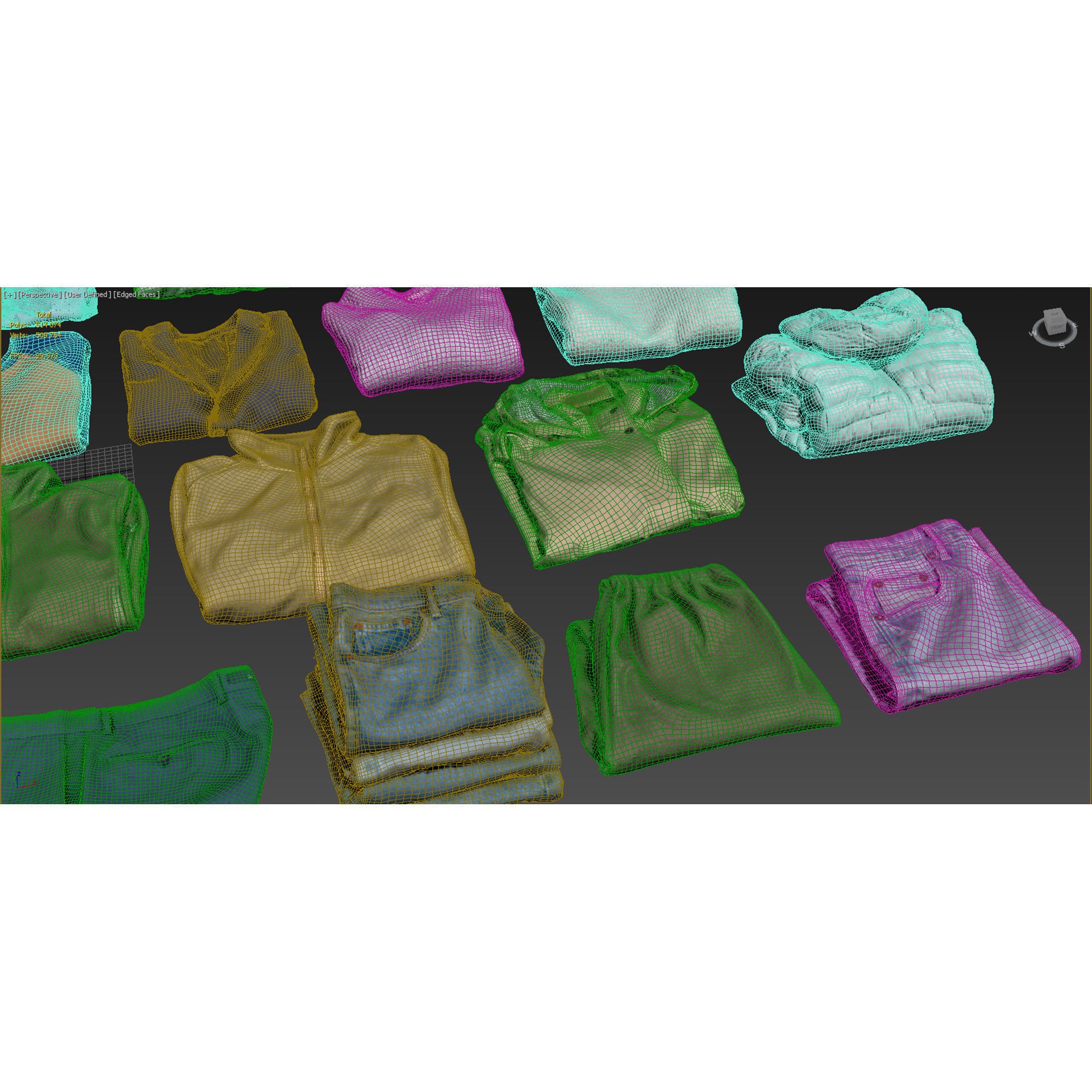 Clothing Collection - Game-Ready 3D Model - View 16