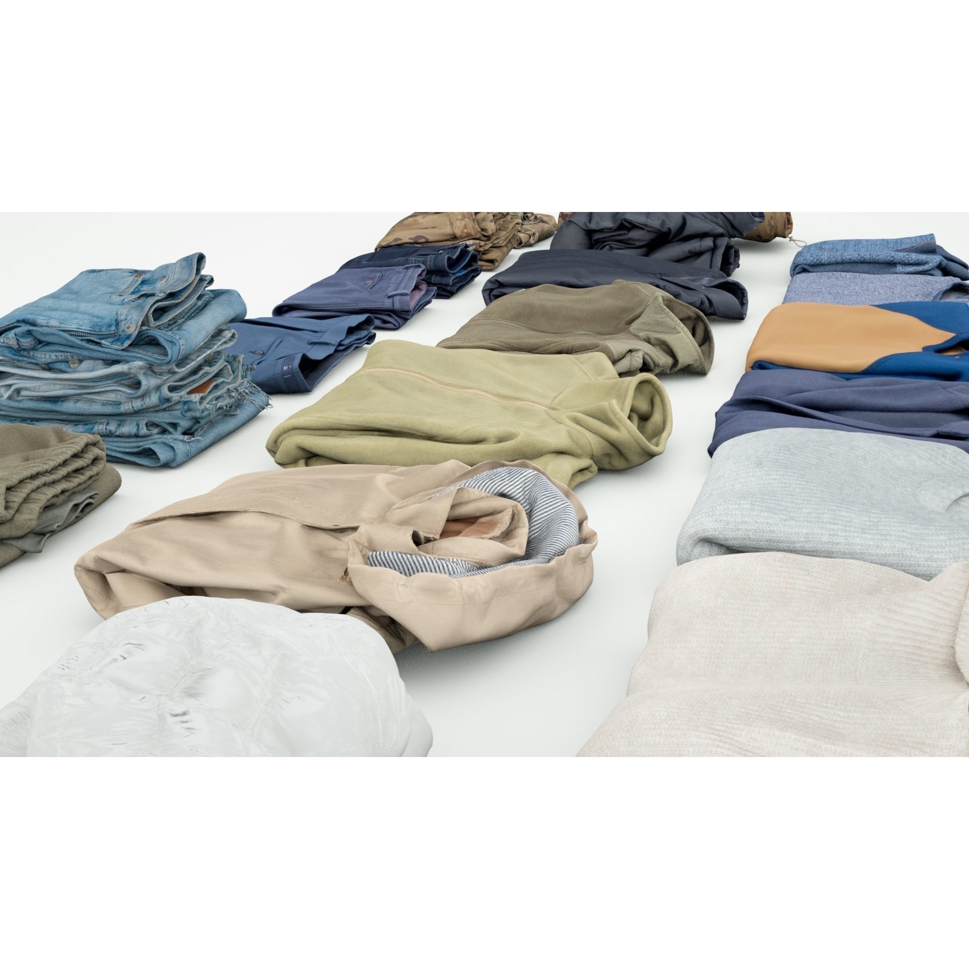 Clothing Collection - Game-Ready 3D Model - View 5