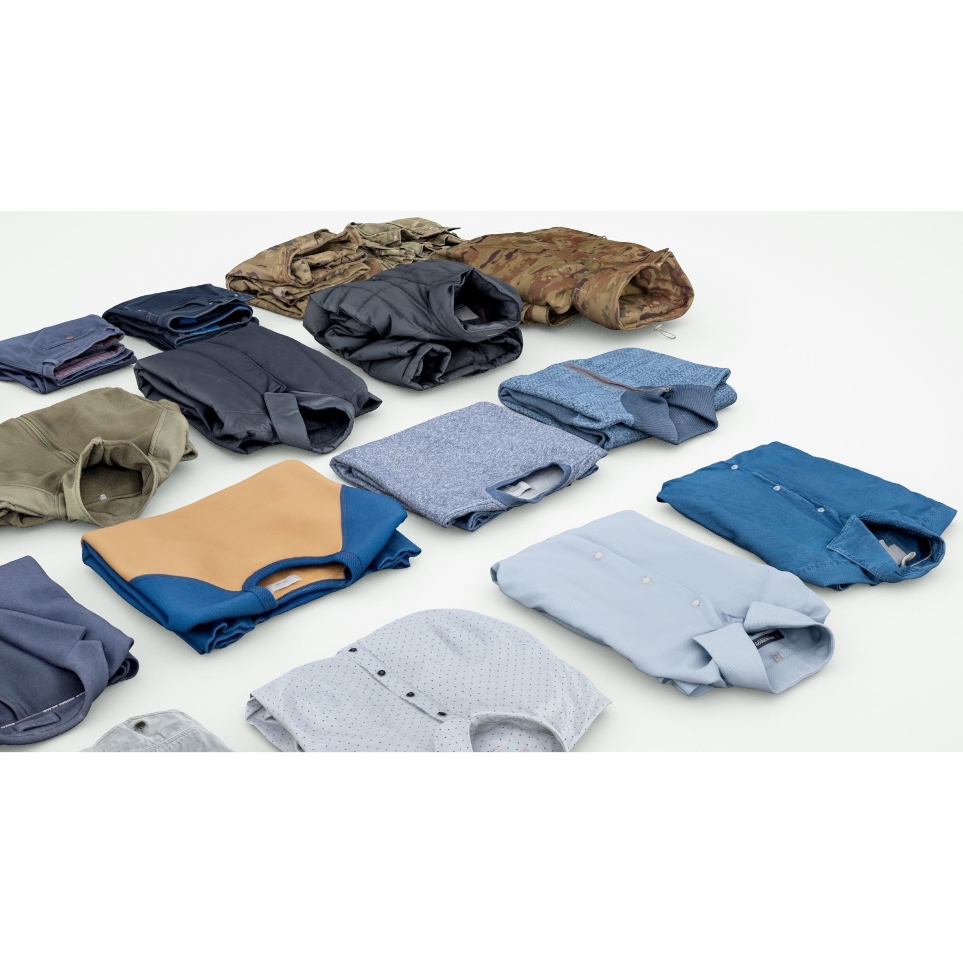 Clothing Collection - Game-Ready 3D Model - View 6