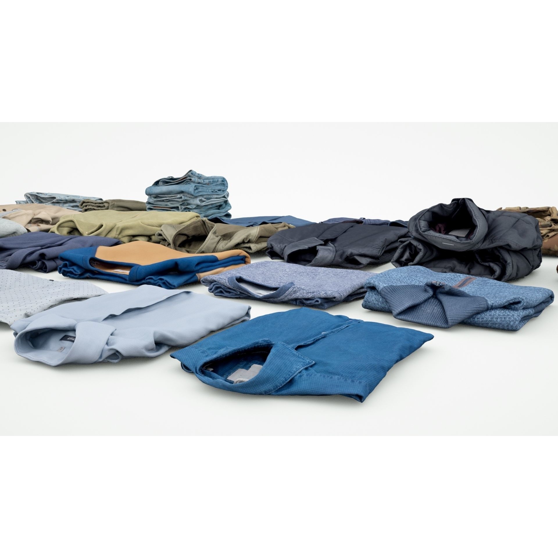 Clothing Collection - Game-Ready 3D Model - View 7