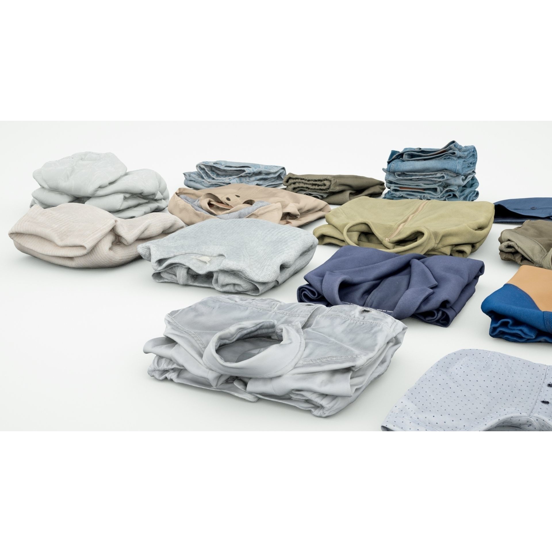 Clothing Collection - Game-Ready 3D Model - View 8