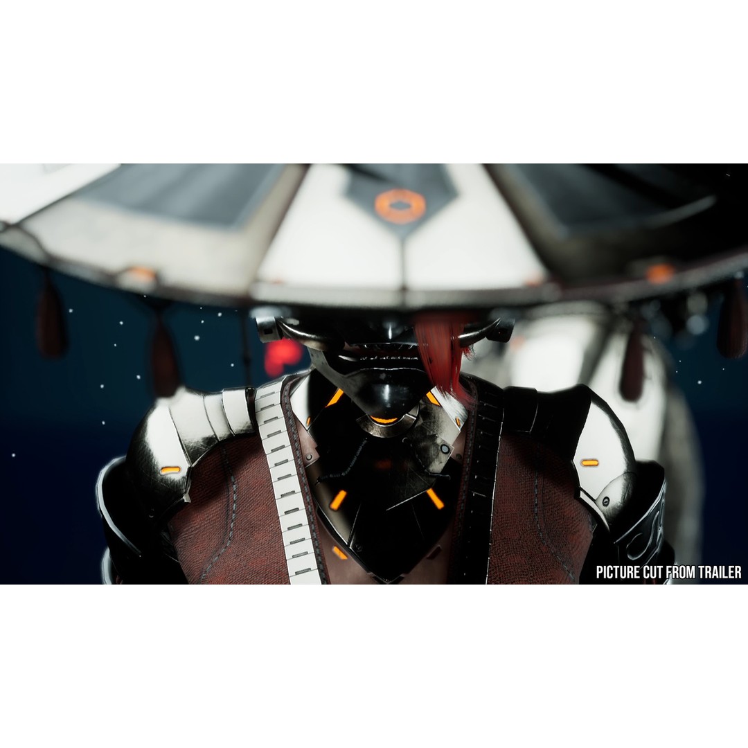 Sci-Fi Samurai 3D Model – Low Poly Game Asset, Rigged, PBR - View 3