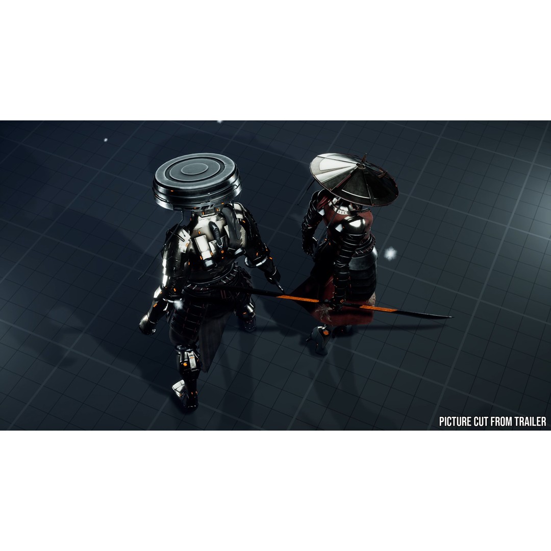 Sci-Fi Samurai 3D Model – Low Poly Game Asset, Rigged, PBR - View 6