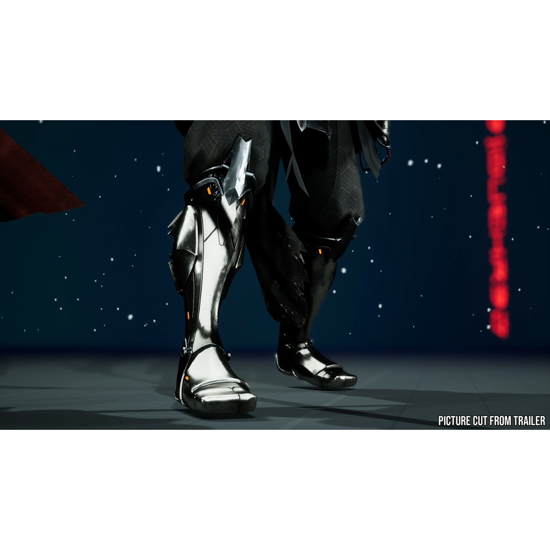 Sci-Fi Samurai 3D Model – Low Poly Game Asset, Rigged, PBR - View 8