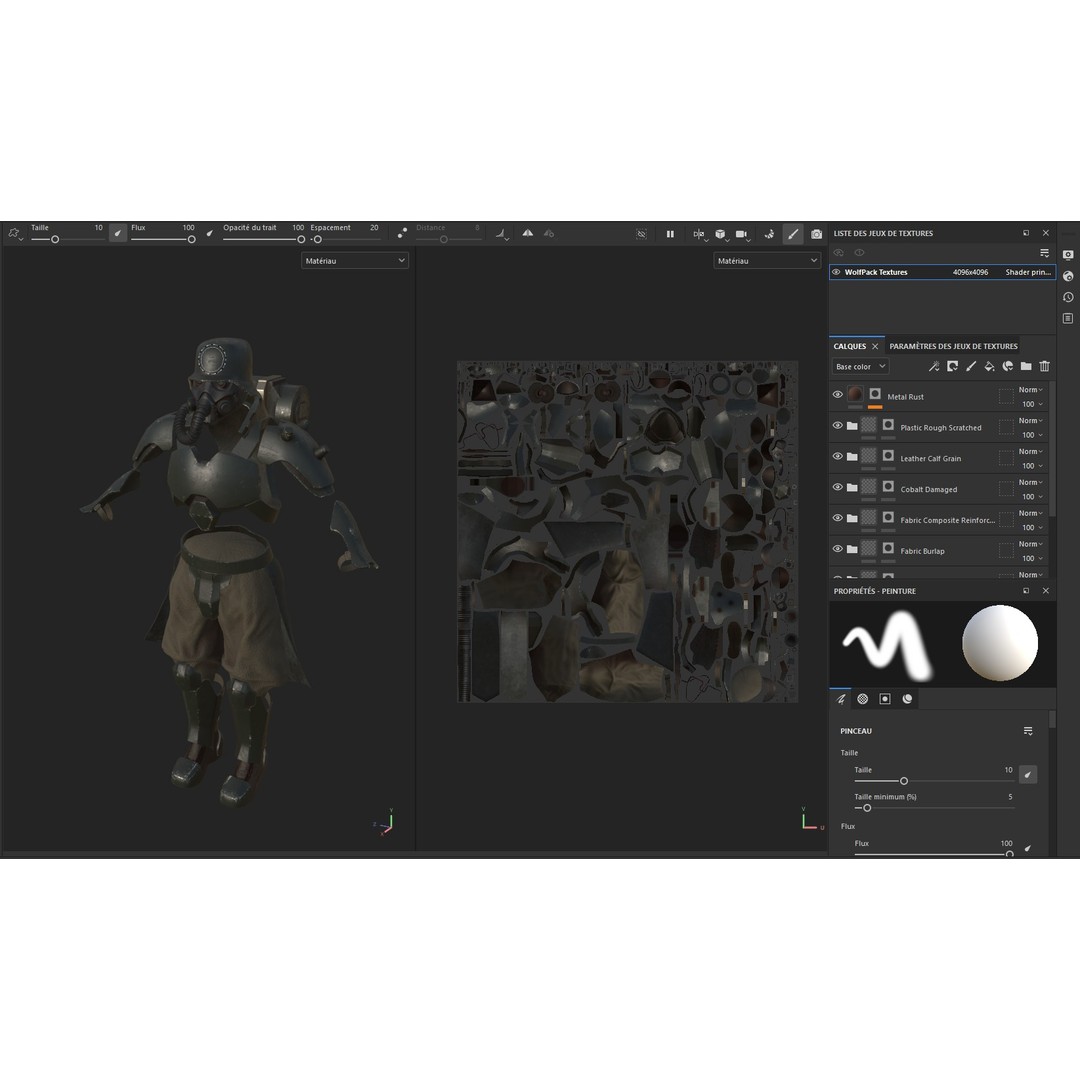 Armored Soldier 3D Model – PBR Rigged Character, Game Ready