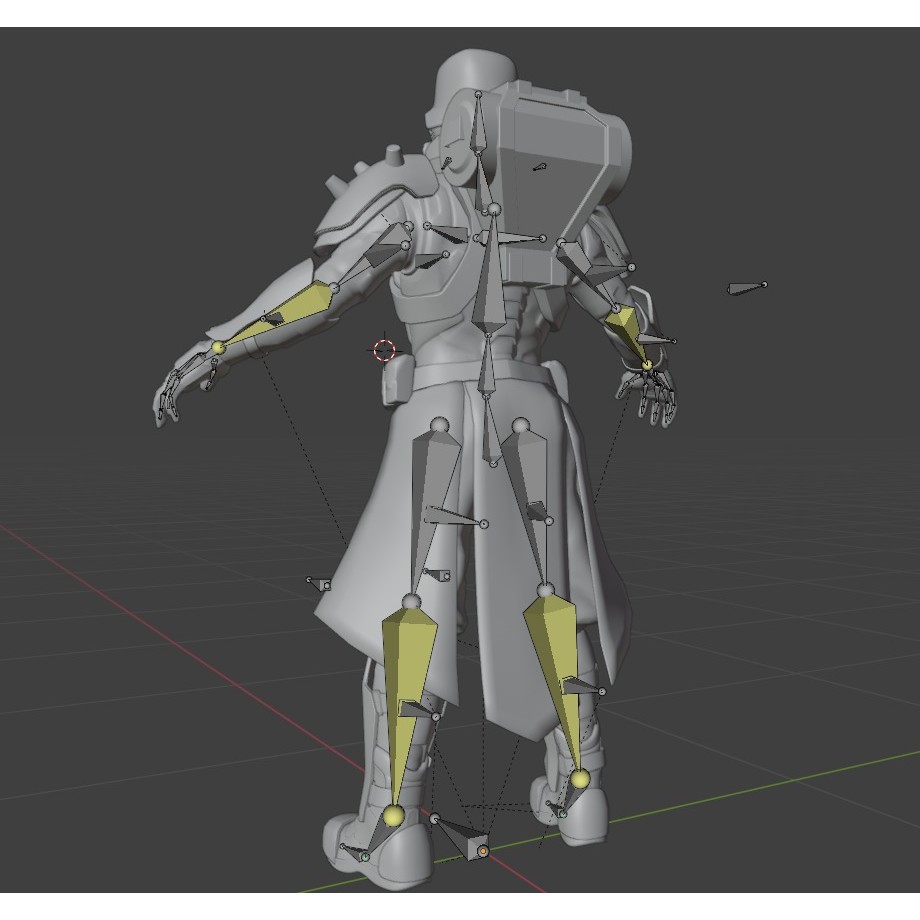 Armored Soldier 3D Model – PBR Rigged Character, Game Ready - View 28