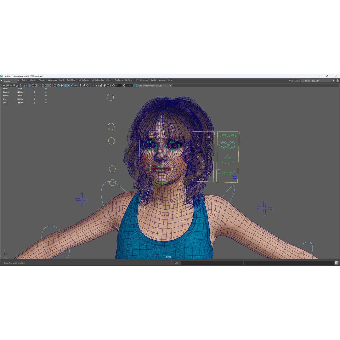 Realistic Mother Woman 3D Model – Low Poly Rigged Character, FBX - View 18