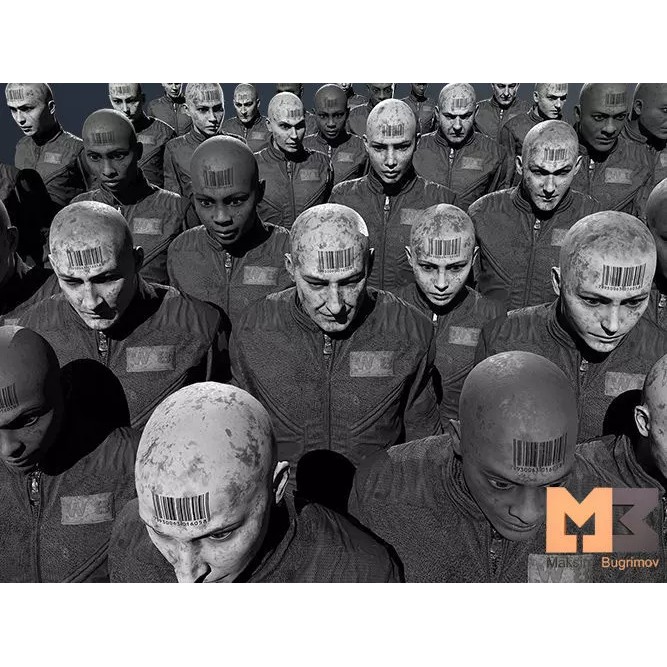 Dystopia NPC Characters 3D Model – Low Poly Game Asset, FBX - View 2