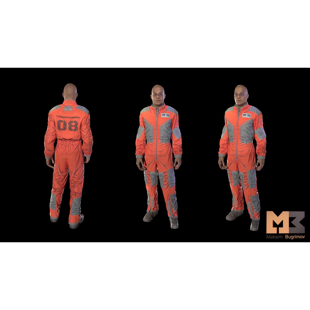 Dystopia NPC Characters 3D Model – Low Poly Game Asset, FBX - View 22