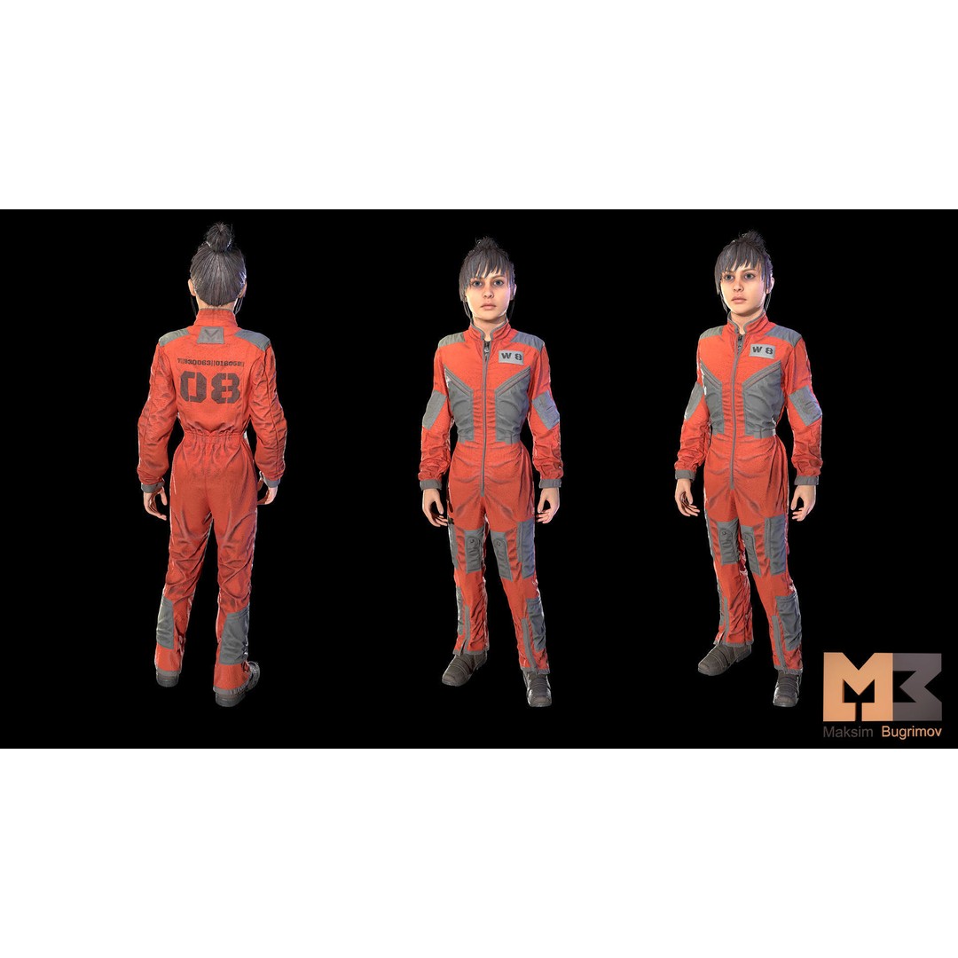 Dystopia NPC Characters 3D Model – Low Poly Game Asset, FBX - View 27