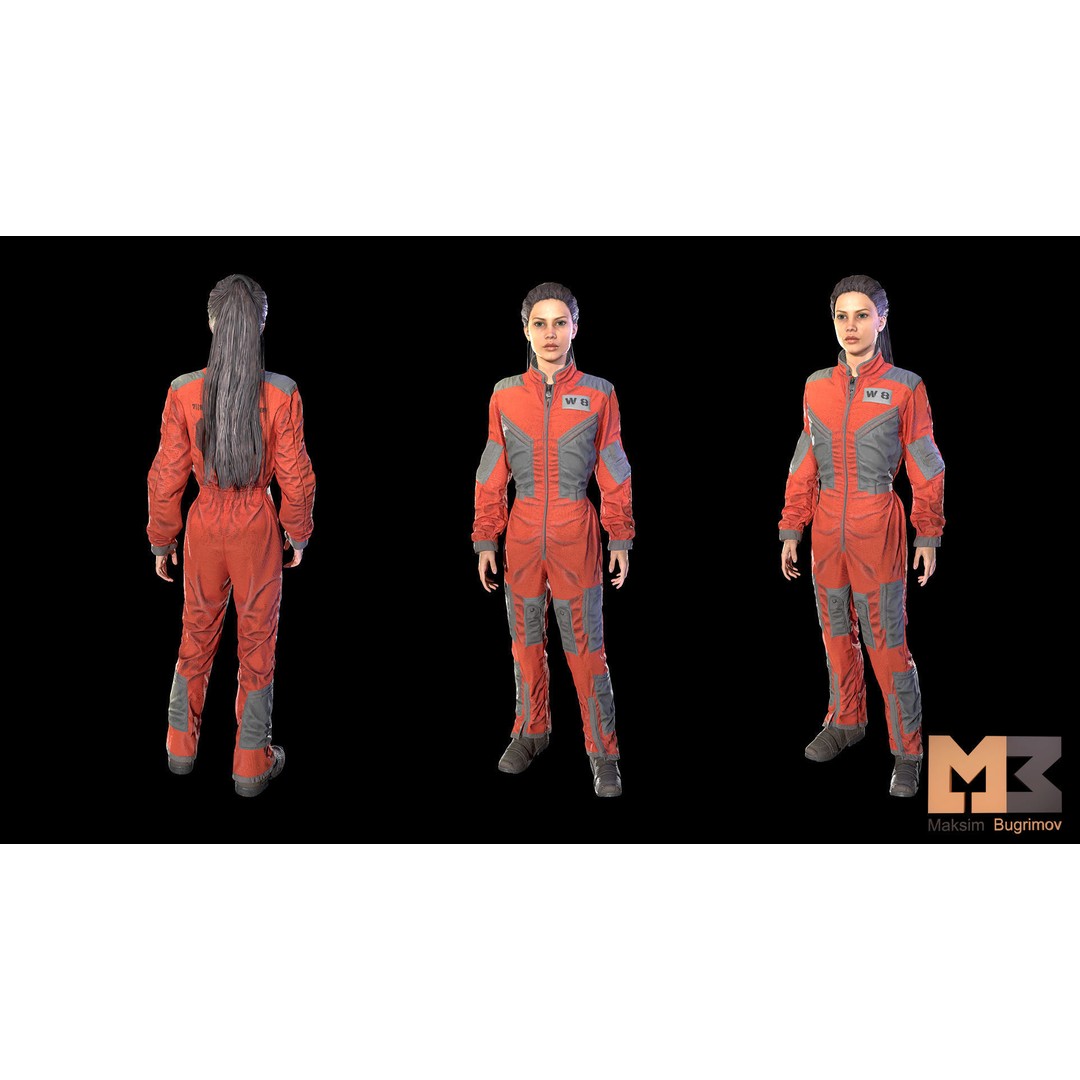 Dystopia NPC Characters 3D Model – Low Poly Game Asset, FBX - View 30