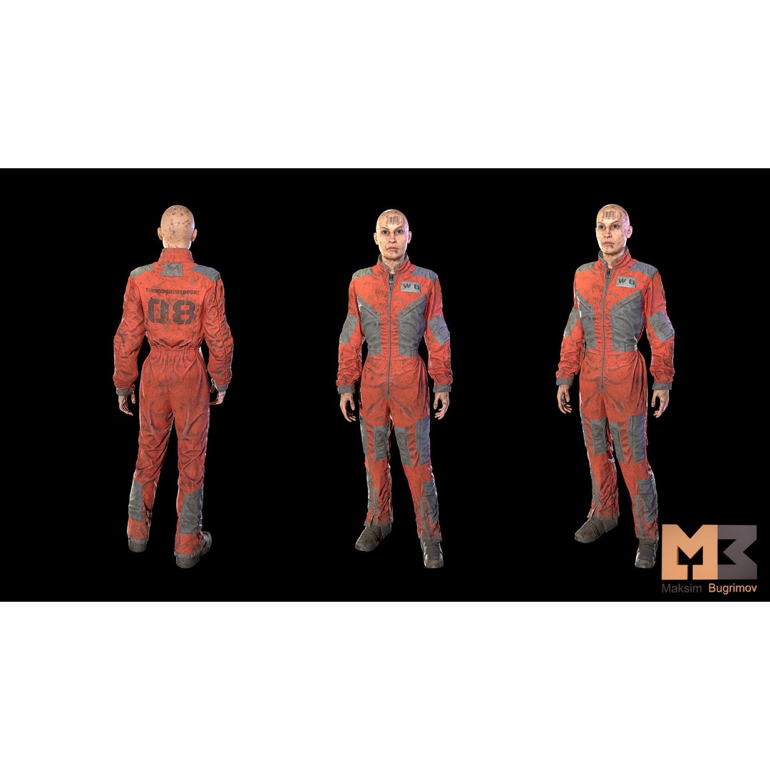 Dystopia NPC Characters 3D Model – Low Poly Game Asset, FBX - View 36