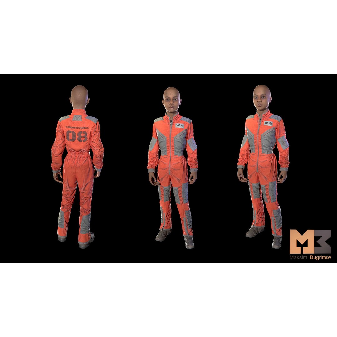 Dystopia NPC Characters 3D Model – Low Poly Game Asset, FBX - View 52
