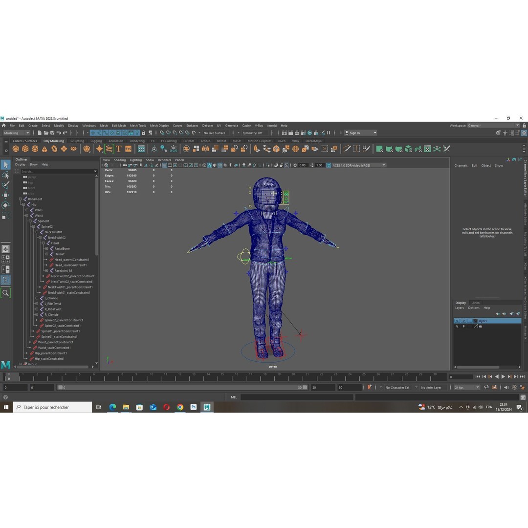 Realistic Biker 3D Model – Low Poly Game-Ready Character with Rigging - View 14