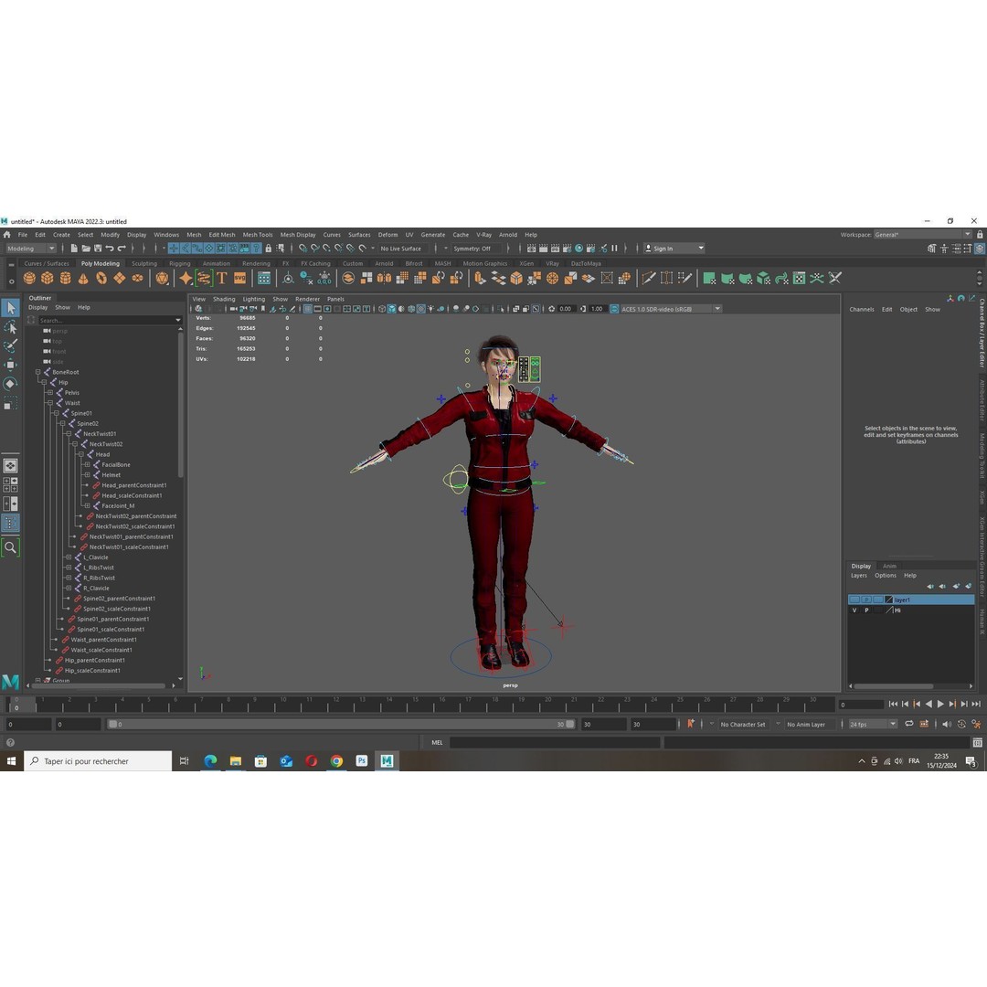 Realistic Biker 3D Model – Low Poly Game-Ready Character with Rigging - View 15