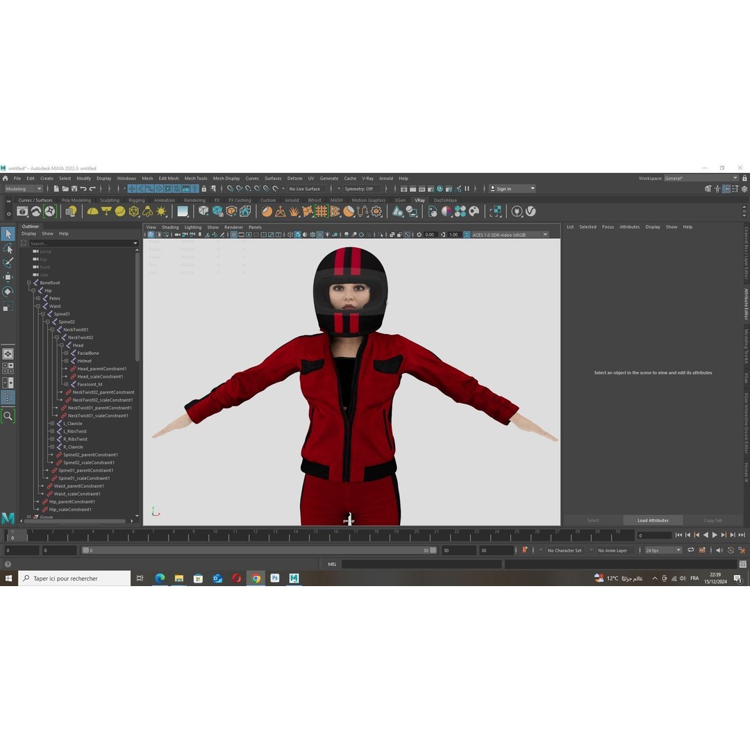 Realistic Biker 3D Model – Low Poly Game-Ready Character with Rigging - View 16