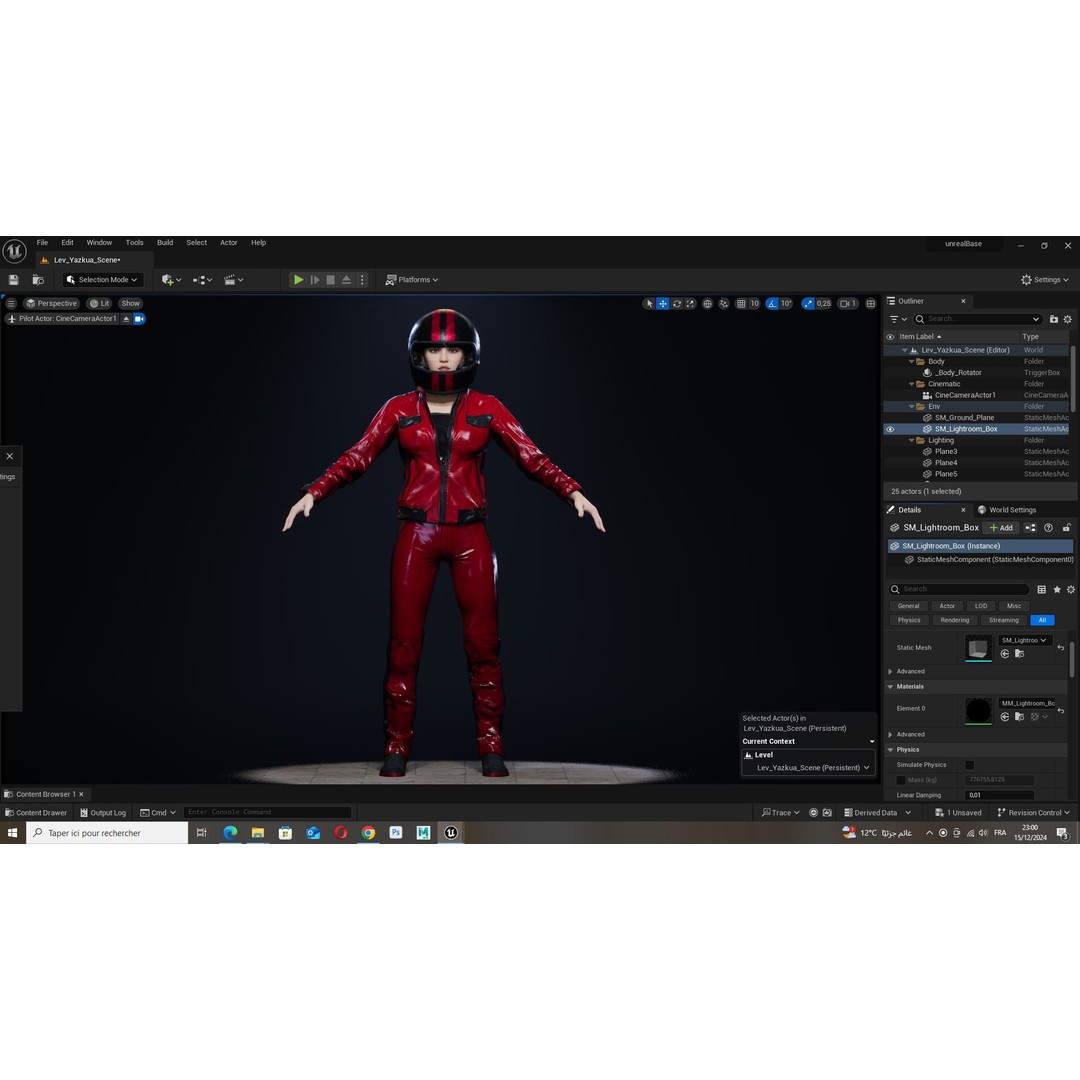 Realistic Biker 3D Model – Low Poly Game-Ready Character with Rigging - View 21