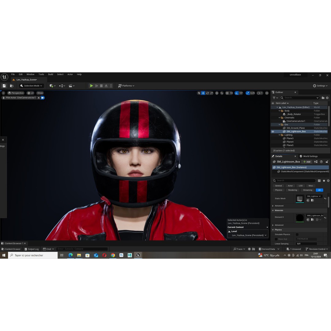 Realistic Biker 3D Model – Low Poly Game-Ready Character with Rigging - View 23