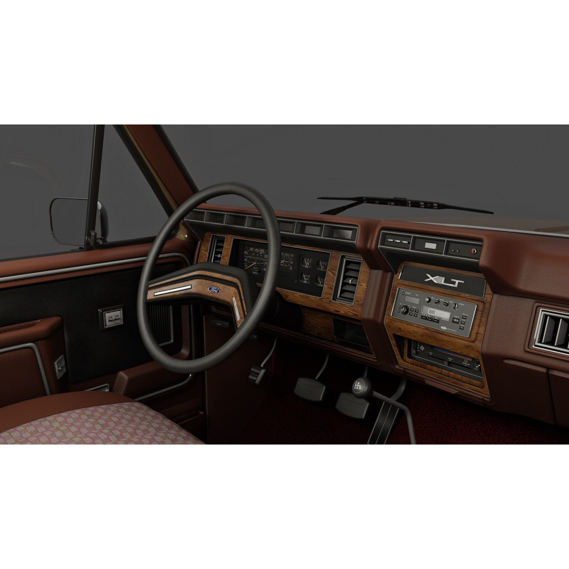 Ford F250 - Low-Poly Game-Ready 3D Model - View 18