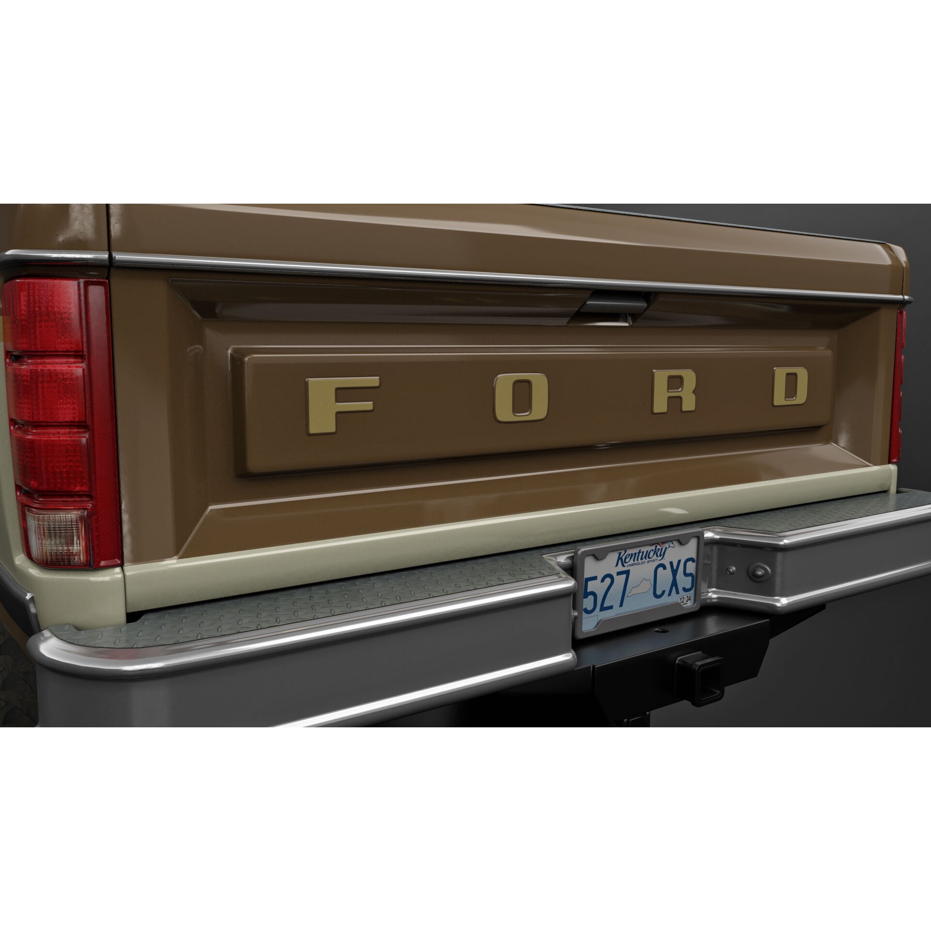 Ford F250 - Low-Poly Game-Ready 3D Model - View 20