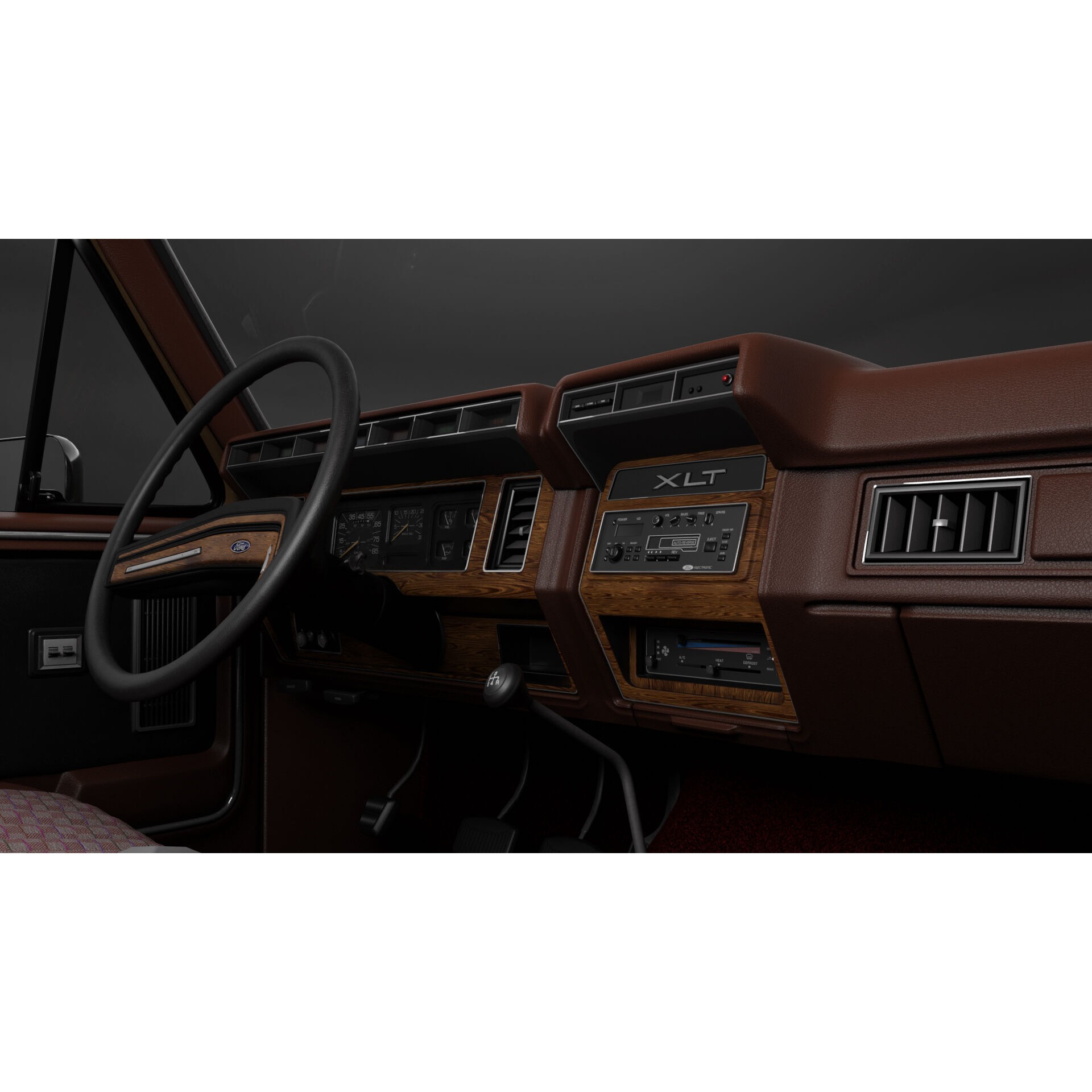 Ford F250 - Low-Poly Game-Ready 3D Model - View 21