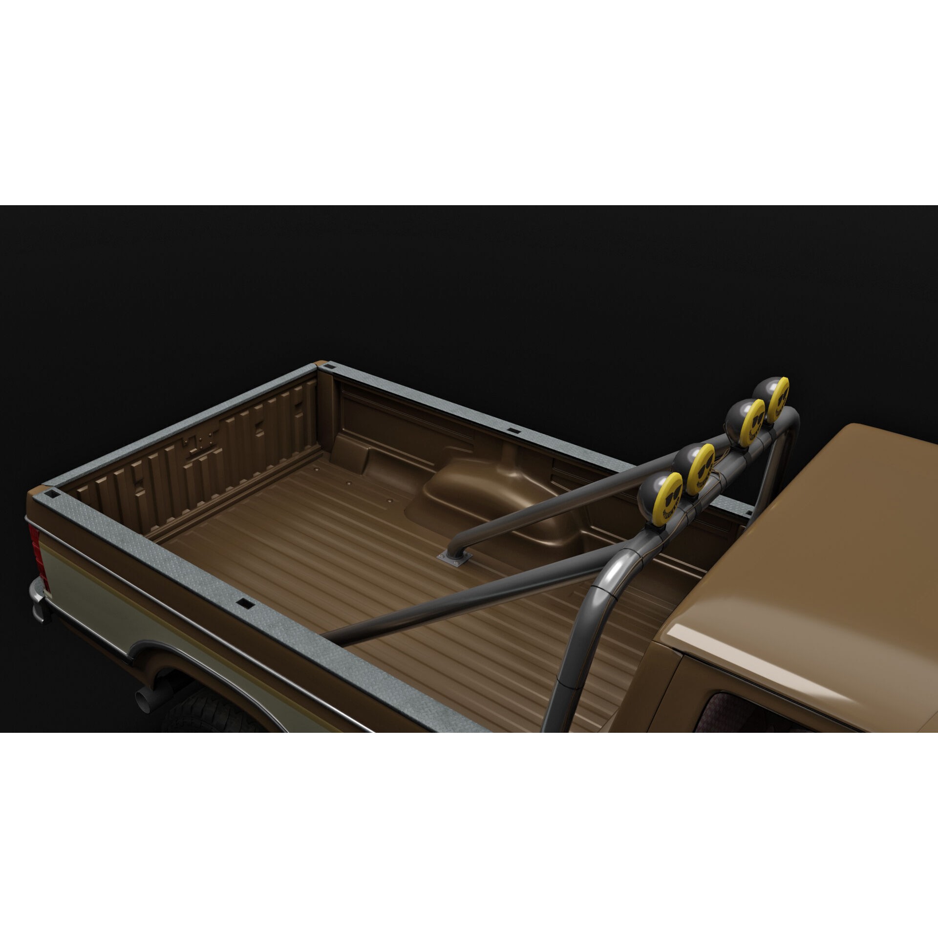 Ford F250 - Low-Poly Game-Ready 3D Model - View 23