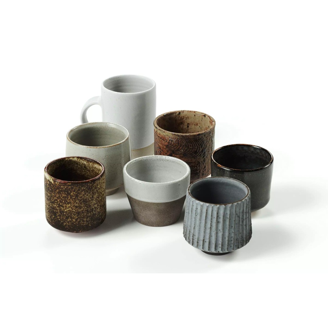 Ceramic Cup Collection 01 3D Model – Handcrafted Kitchen Decor, FBX - View 2