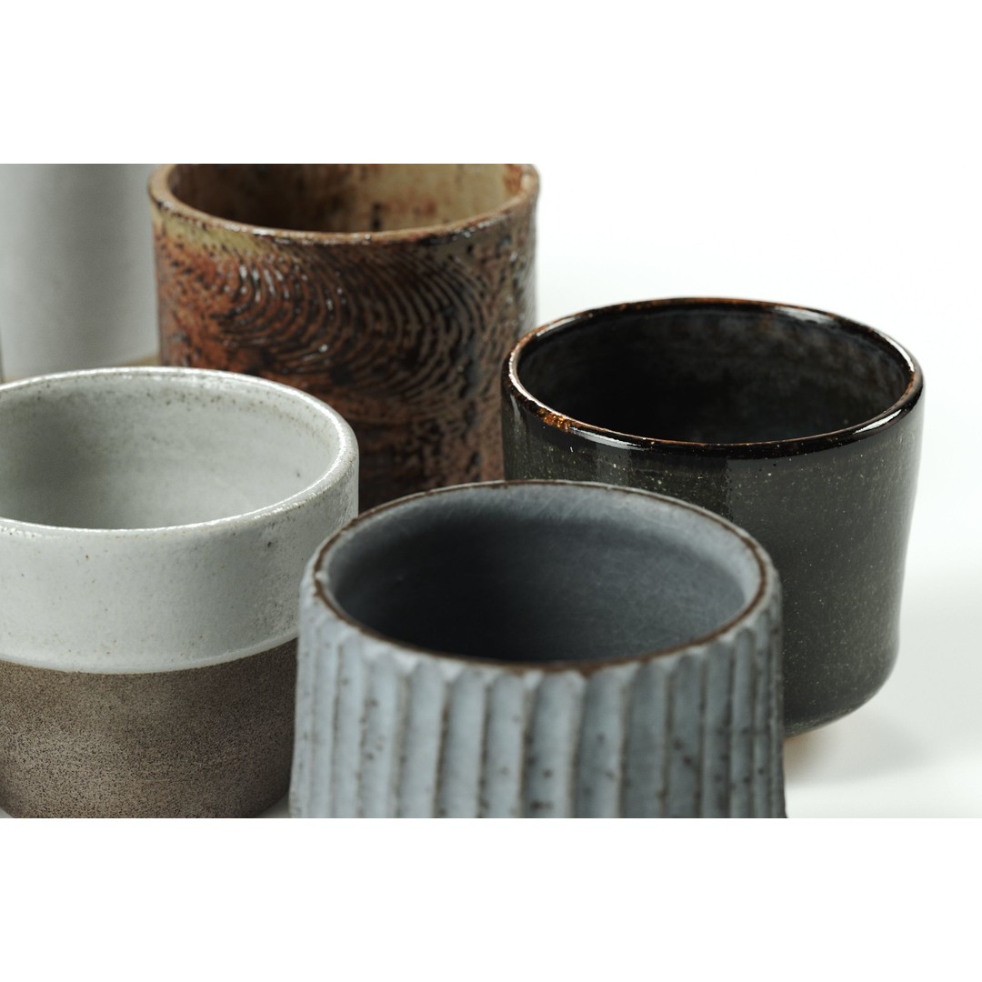 Ceramic Cup Collection 01 3D Model – Handcrafted Kitchen Decor, FBX - View 3