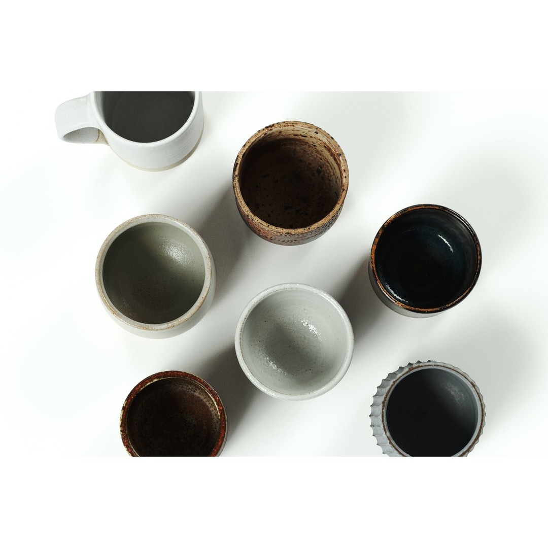 Ceramic Cup Collection 01 3D Model – Handcrafted Kitchen Decor, FBX - View 5