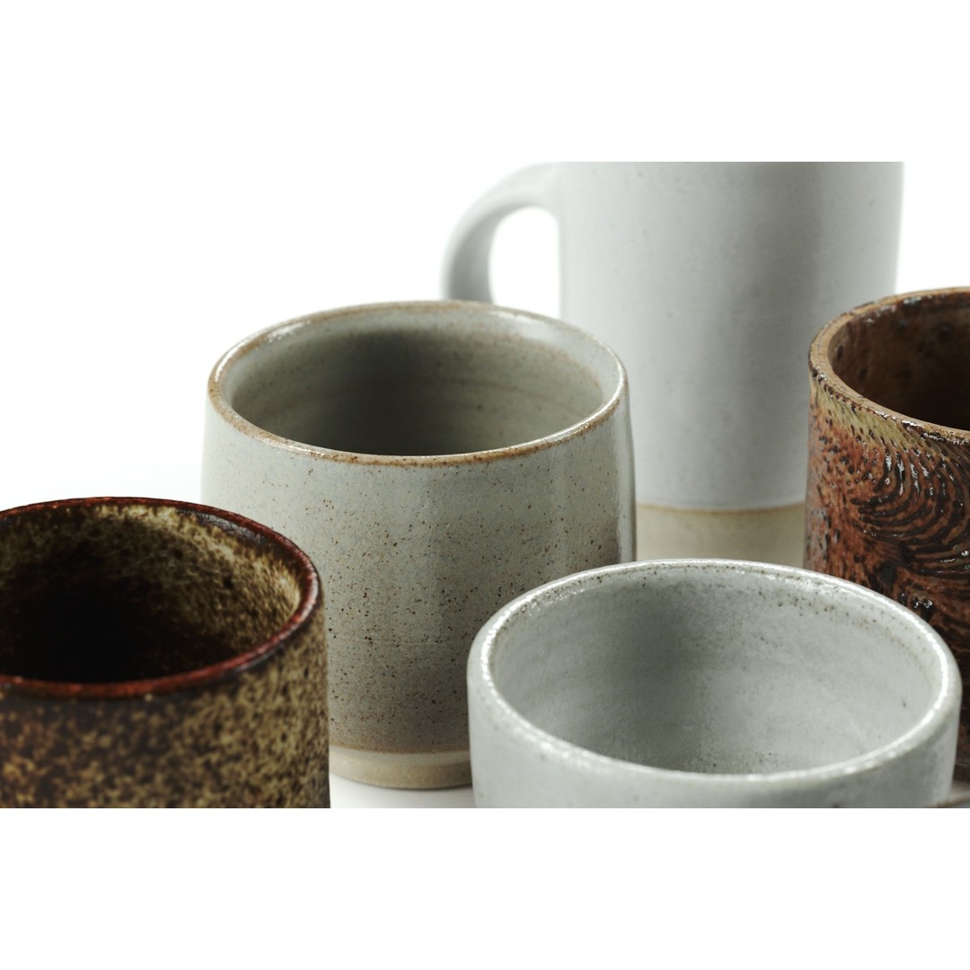 Ceramic Cup Collection 01 3D Model – Handcrafted Kitchen Decor, FBX - View 7